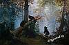 Картина: Копия картины И. Шишкина Утро в сосновом лесу, 80х120, х.м...